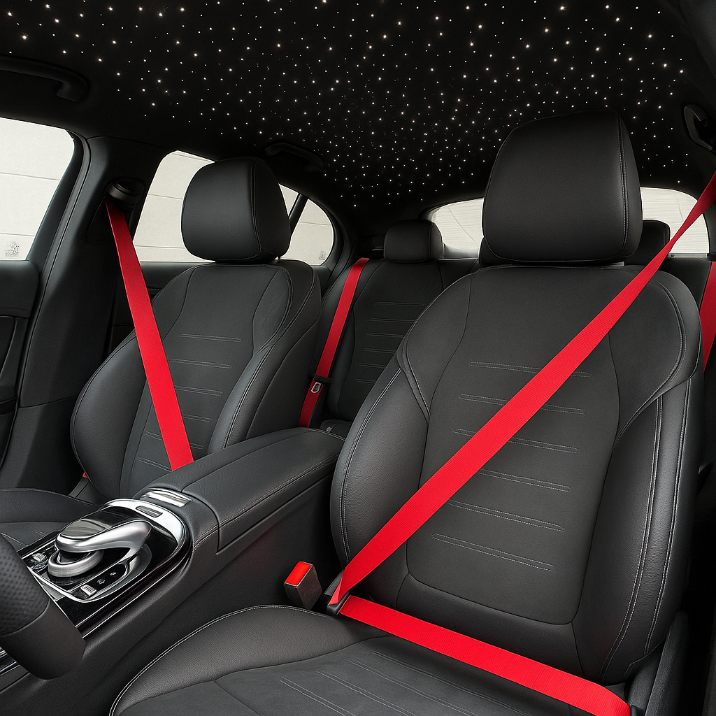 Autogurte beziehen lassen Farbige Sicherheitsgurte Auto- Gurt nach Wunsch (Versandservice)