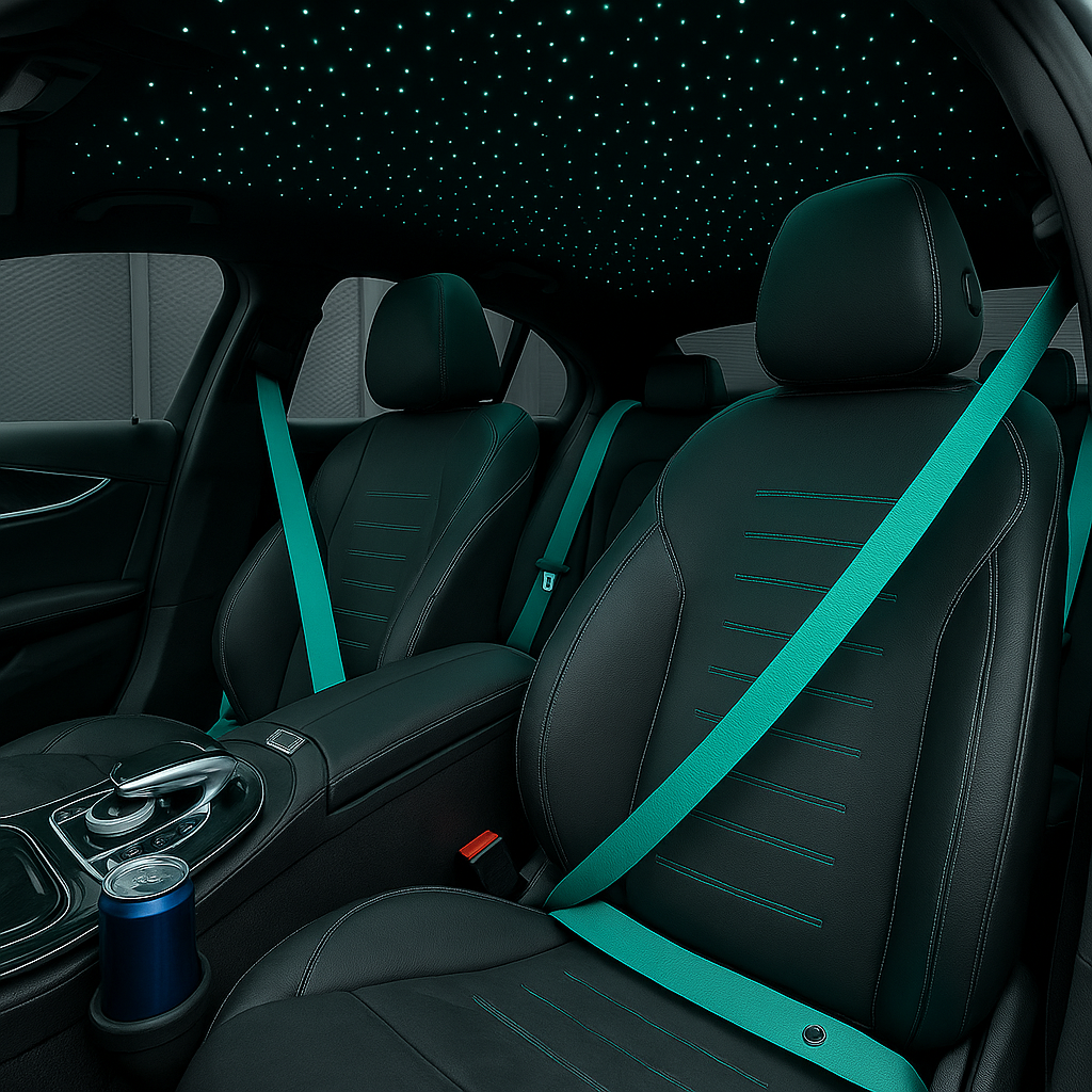 Autogurte beziehen lassen Farbige Sicherheitsgurte Auto- Gurt nach Wunsch (Versandservice)