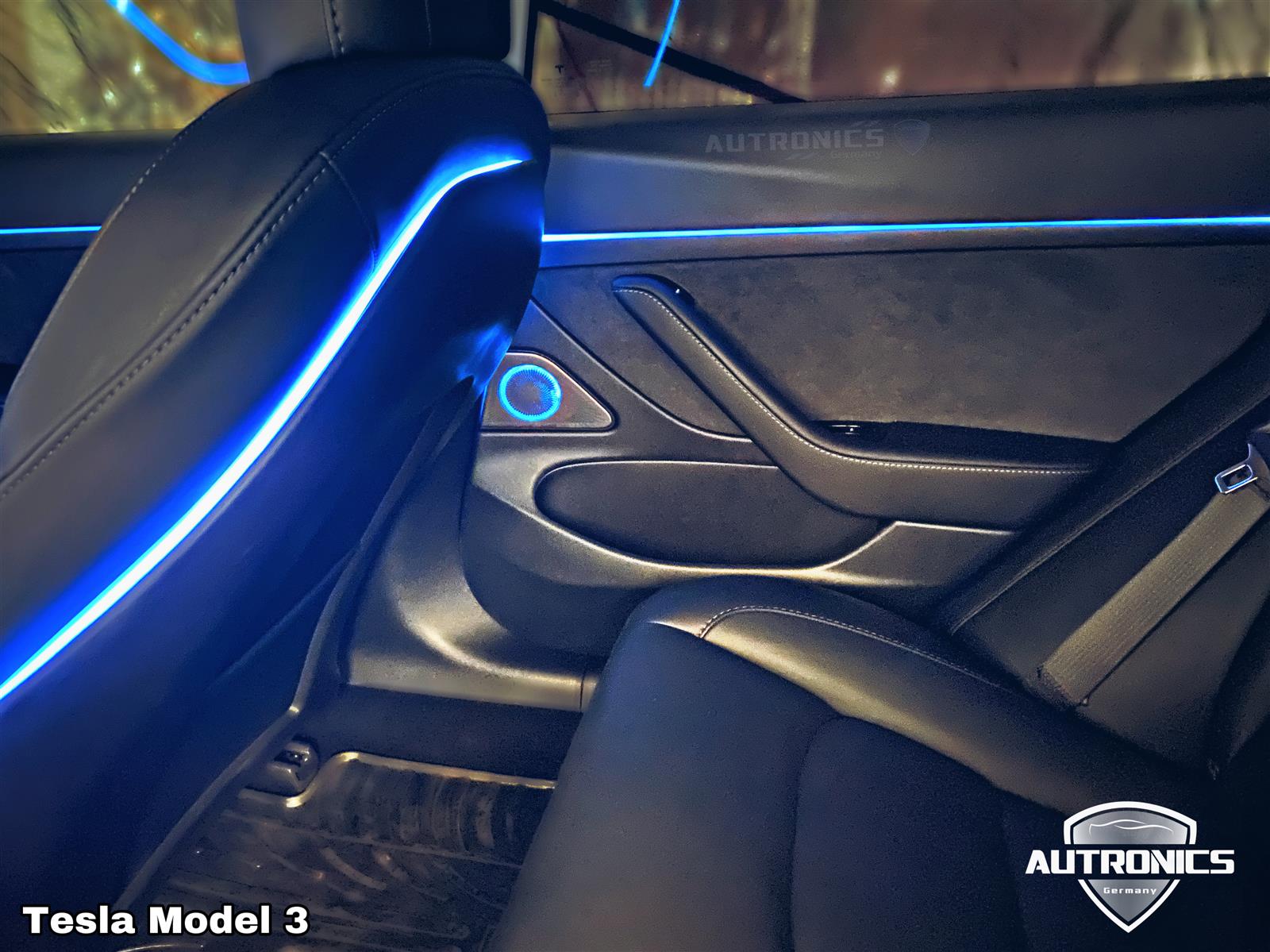 LED Dynamische- Ambientebeleuchtung Nachrüsten – Premium Innenraumlicht für Tesla Model 3 & Model Y