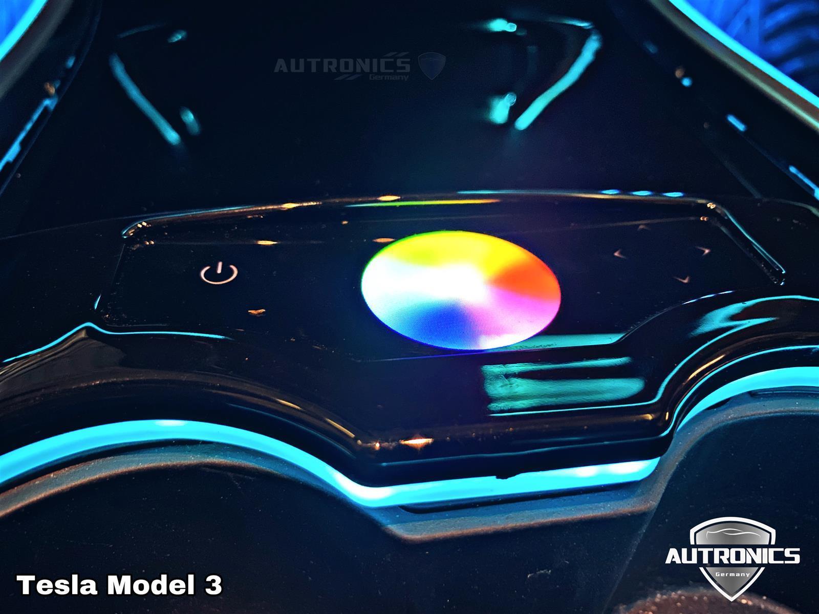 LED Dynamische- Ambientebeleuchtung Nachrüsten – Premium Innenraumlicht für Tesla Model 3 & Model Y