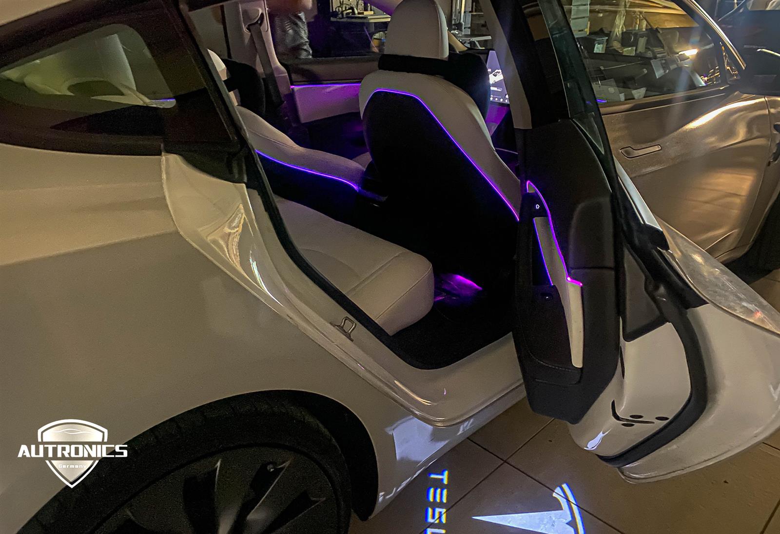 LED Dynamische- Ambientebeleuchtung Nachrüsten – Premium Innenraumlicht für Tesla Model 3 & Model Y