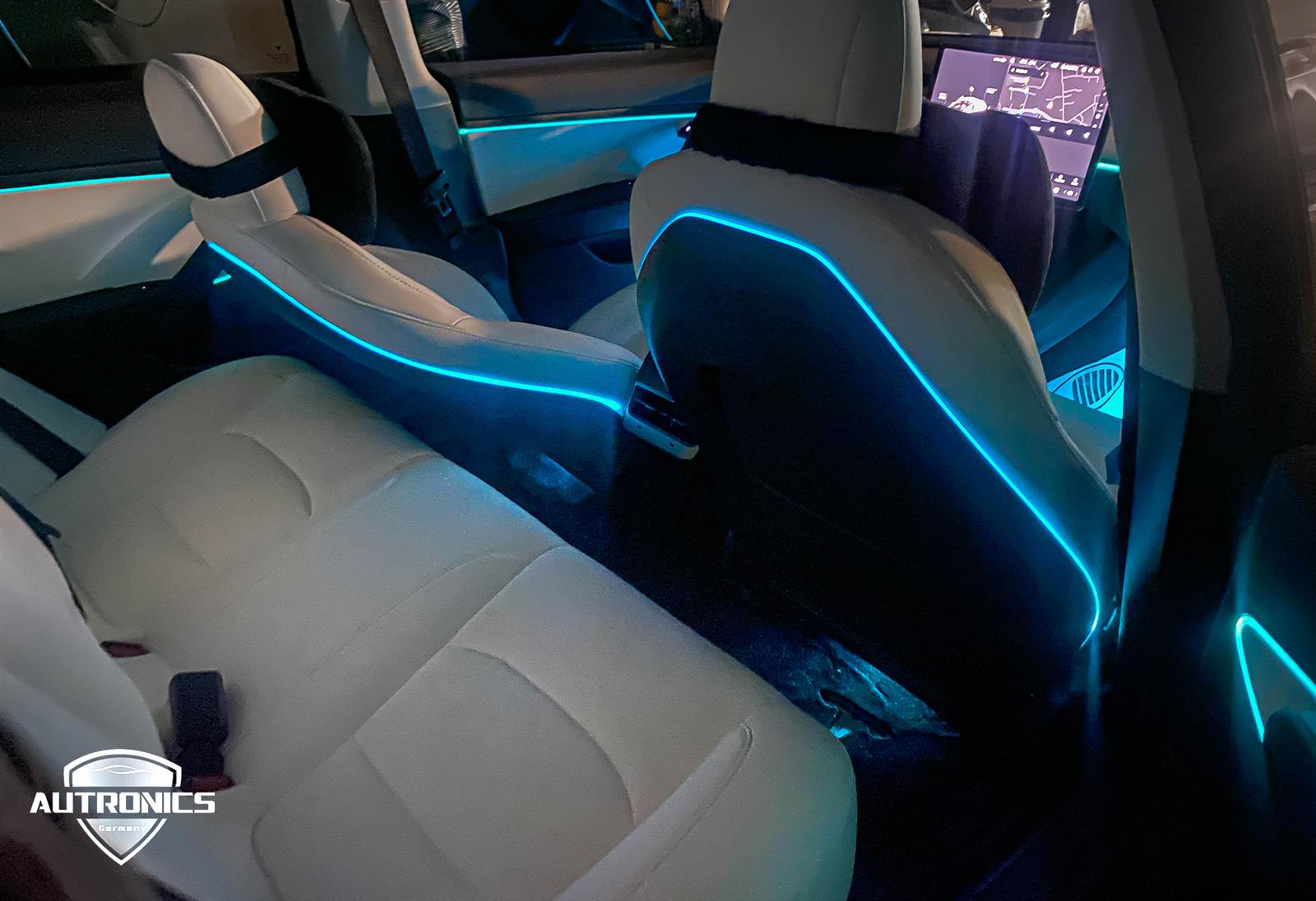 LED Dynamische- Ambientebeleuchtung Nachrüsten – Premium Innenraumlicht für Tesla Model 3 & Model Y