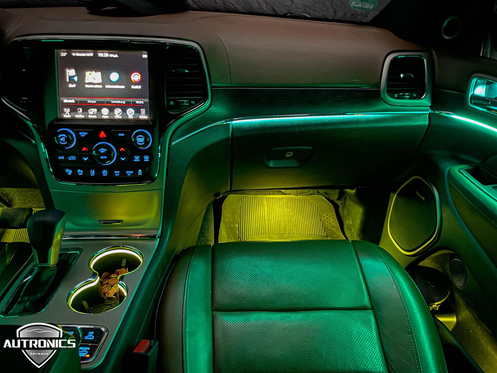 LED Ambientebeleuchtung Nachrüsten – Premium Innenraumlicht für Jeep Grand Cherokee WK2