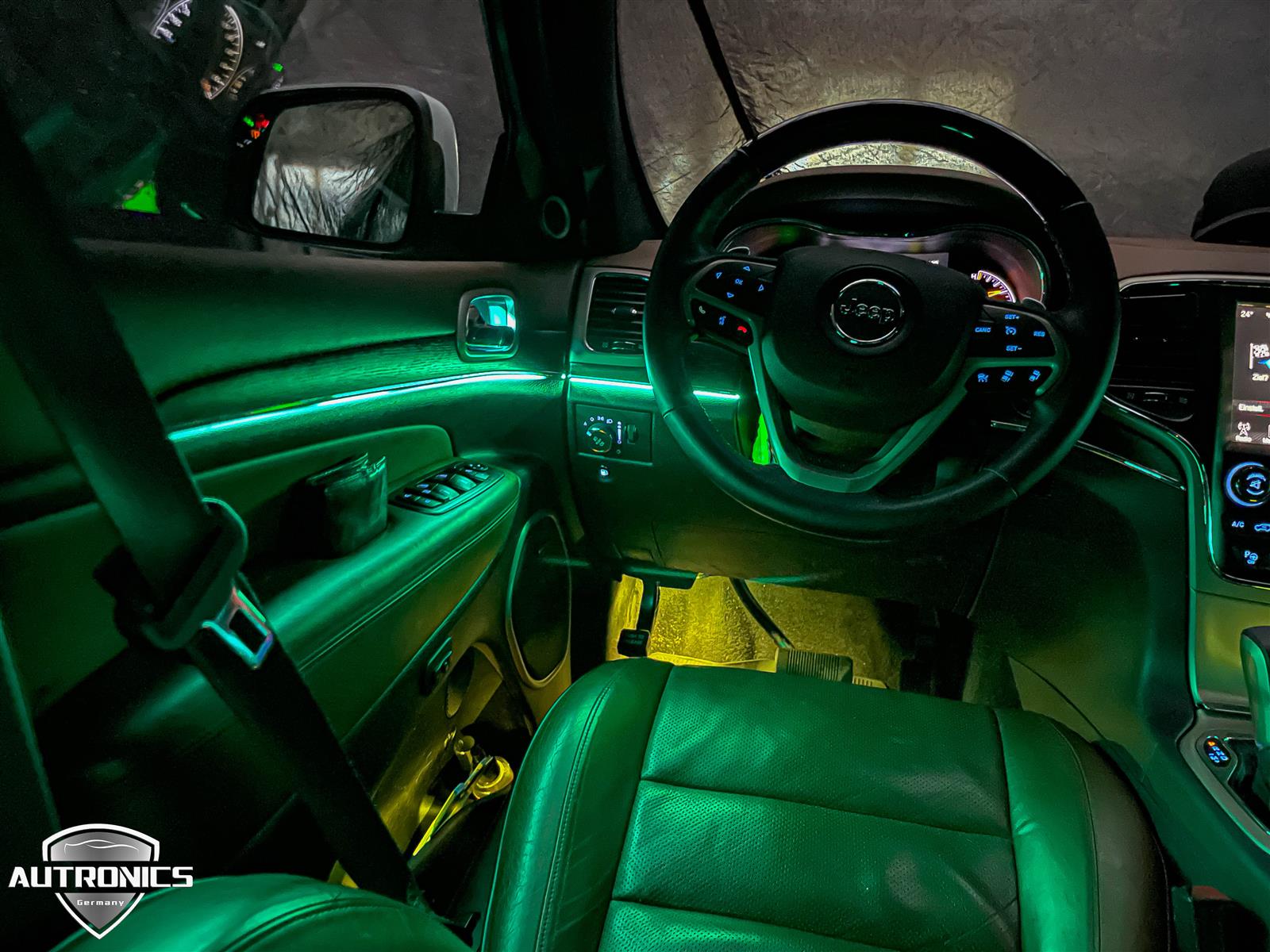 LED Ambientebeleuchtung Nachrüsten – Premium Innenraumlicht für Jeep Grand Cherokee WK2