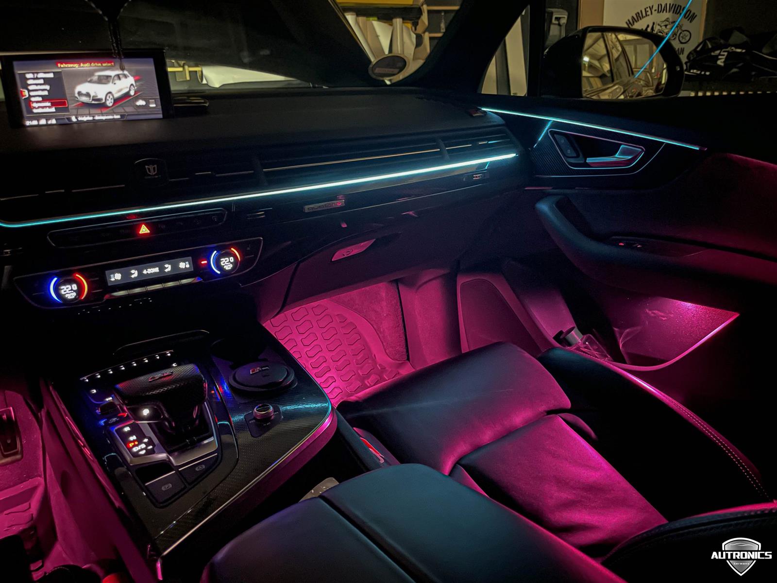 LED Ambientebeleuchtung Nachrüsten – Premium Innenraumlicht für Audi Q7 4M