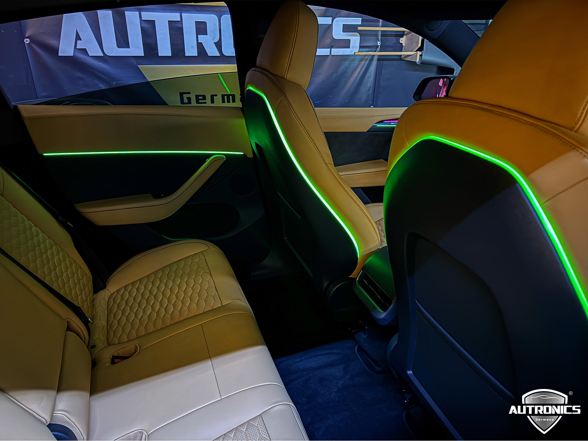 LED Dynamische- Ambientebeleuchtung Nachrüsten – Premium Innenraumlicht für Tesla Model 3 & Model Y
