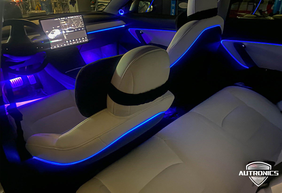 LED Sitzkonturbeleuchtung Nachrüsten – RGB Ambientebeleuchtung für Tesla Sitze