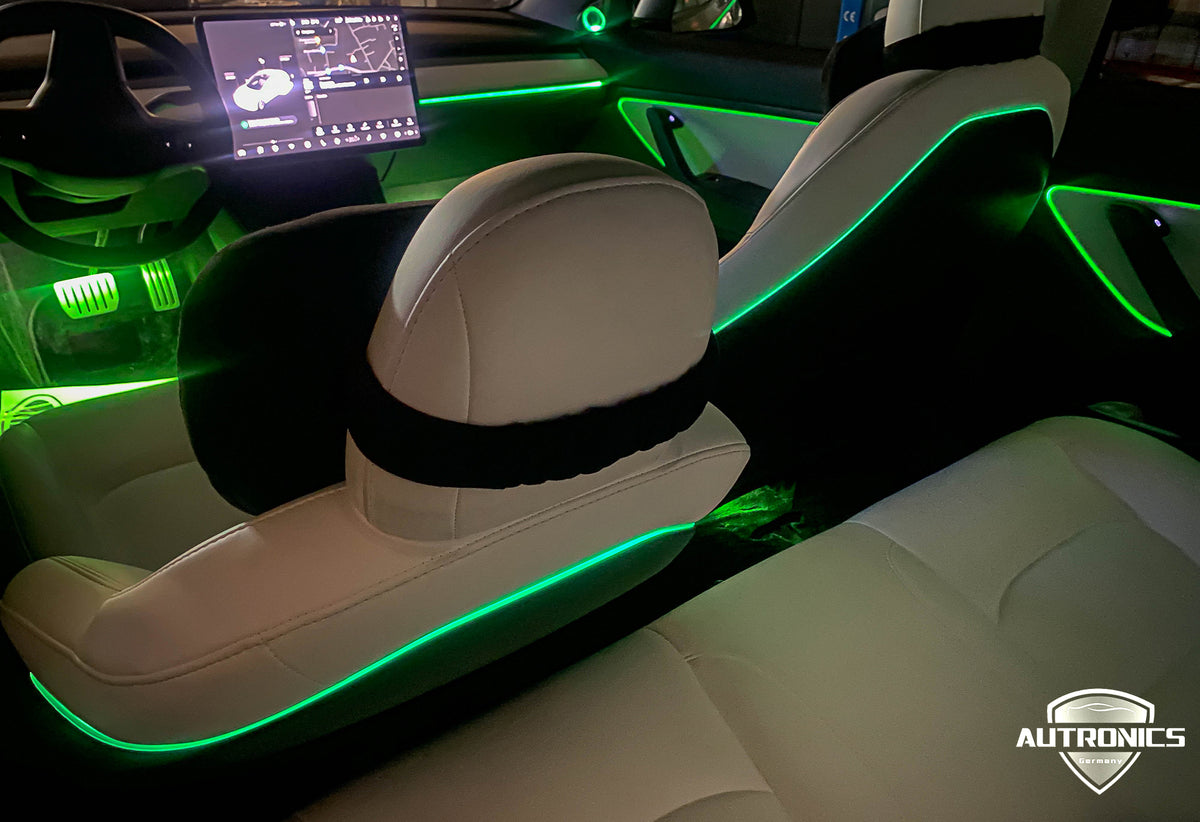 LED Sitzkonturbeleuchtung Nachrüsten – RGB Ambientebeleuchtung für Tesla Sitze