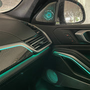 LED Lautsprecher- Abdeckungen Hochtöner Nachrüsten mit Ambientebeleuchtung für BMW X6 G06