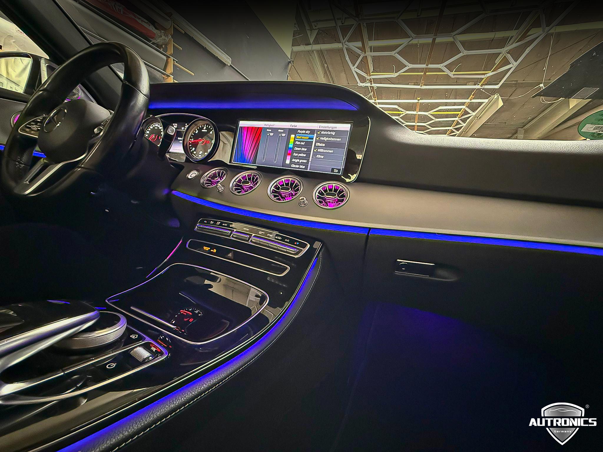 LED Ambientebeleuchtung Nachrüsten – Premium Innenraumlicht für Mercedes E Klasse W213 (2013-2024)