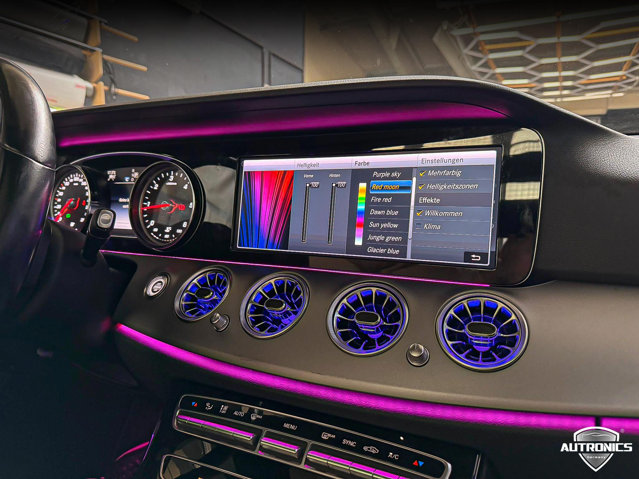 LED Ambientebeleuchtung Nachrüsten – Premium Innenraumlicht für Mercedes E Klasse W213 (2013-2024)