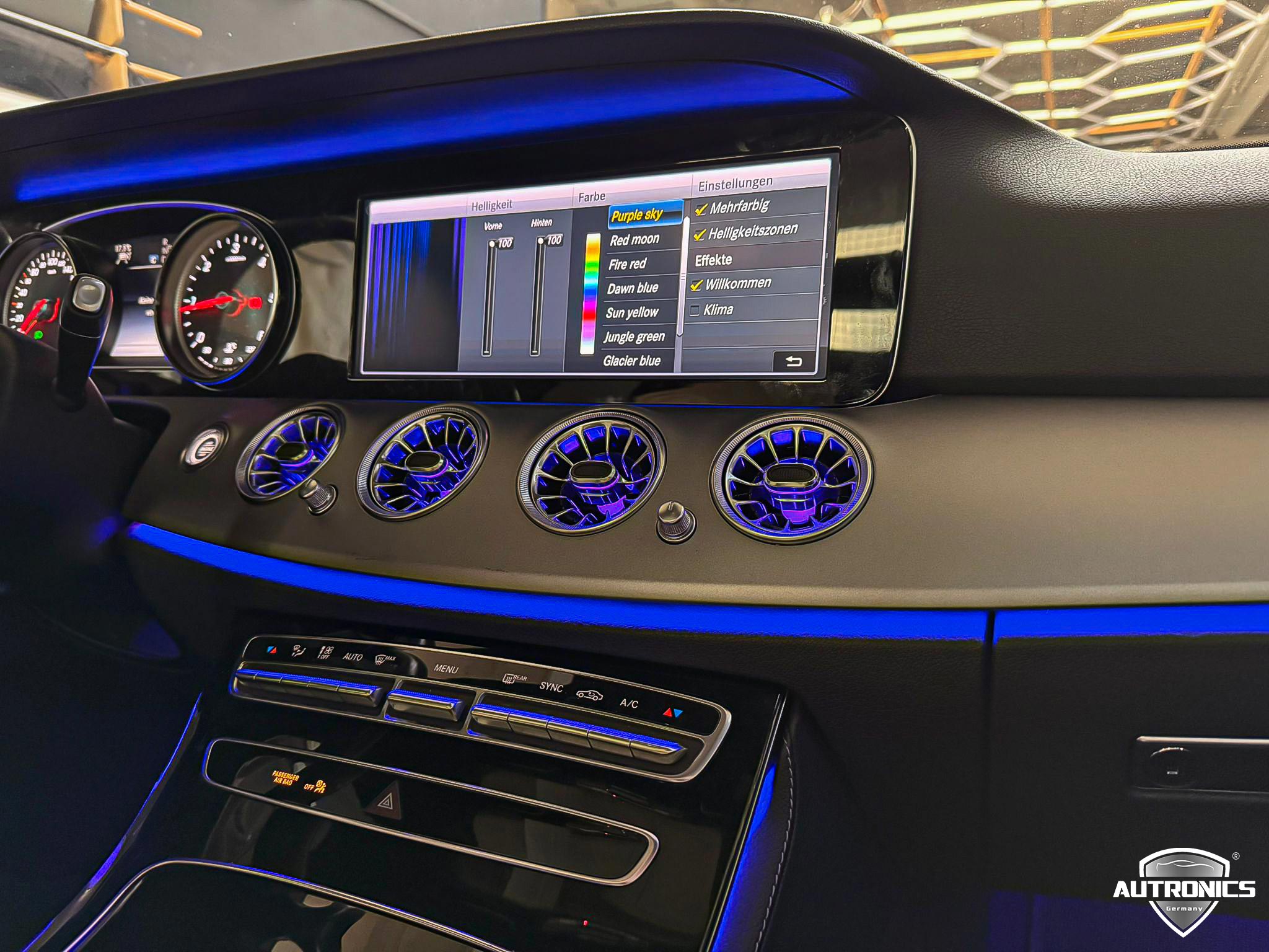 LED Ambientebeleuchtung Nachrüsten – Premium Innenraumlicht für Mercedes E Klasse W213 (2013-2024)