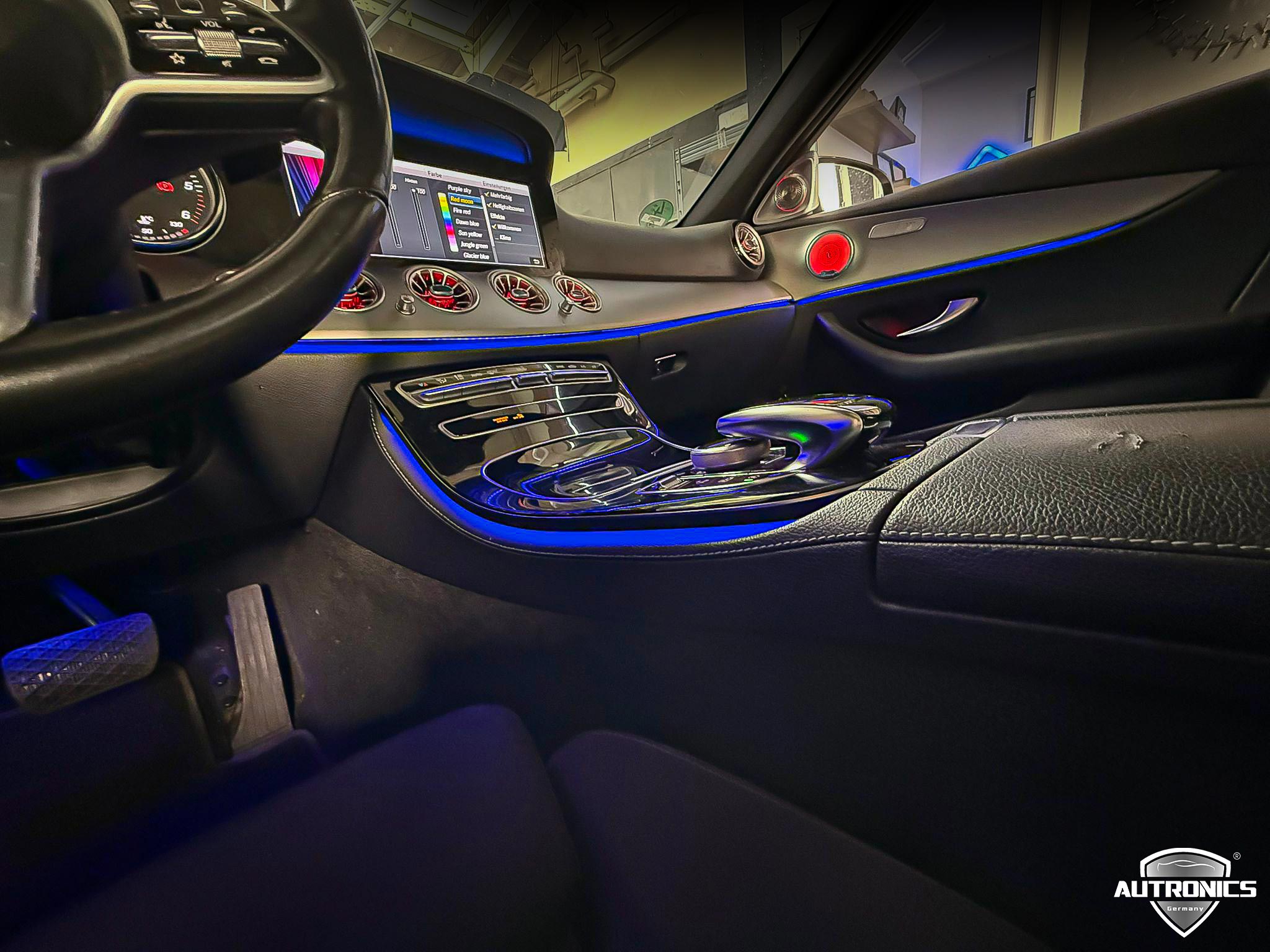 LED Ambientebeleuchtung Nachrüsten – Premium Innenraumlicht für Mercedes E Klasse W213 (2013-2024)