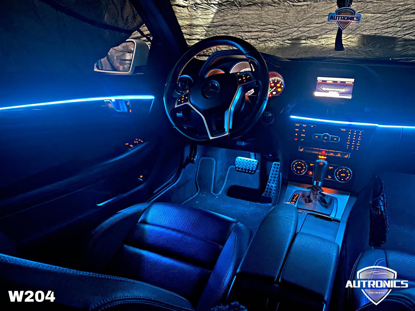 Ambientebeleuchtung Nachrüsten Mercedes C Coupé C204 – LED Innenraumlicht