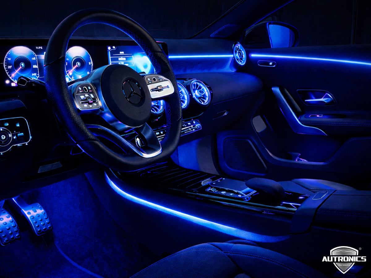 Ambientebeleuchtung Nachrüsten für Mercedes A-Klasse & CLA W177/W118 – LED Innenraumlicht Set