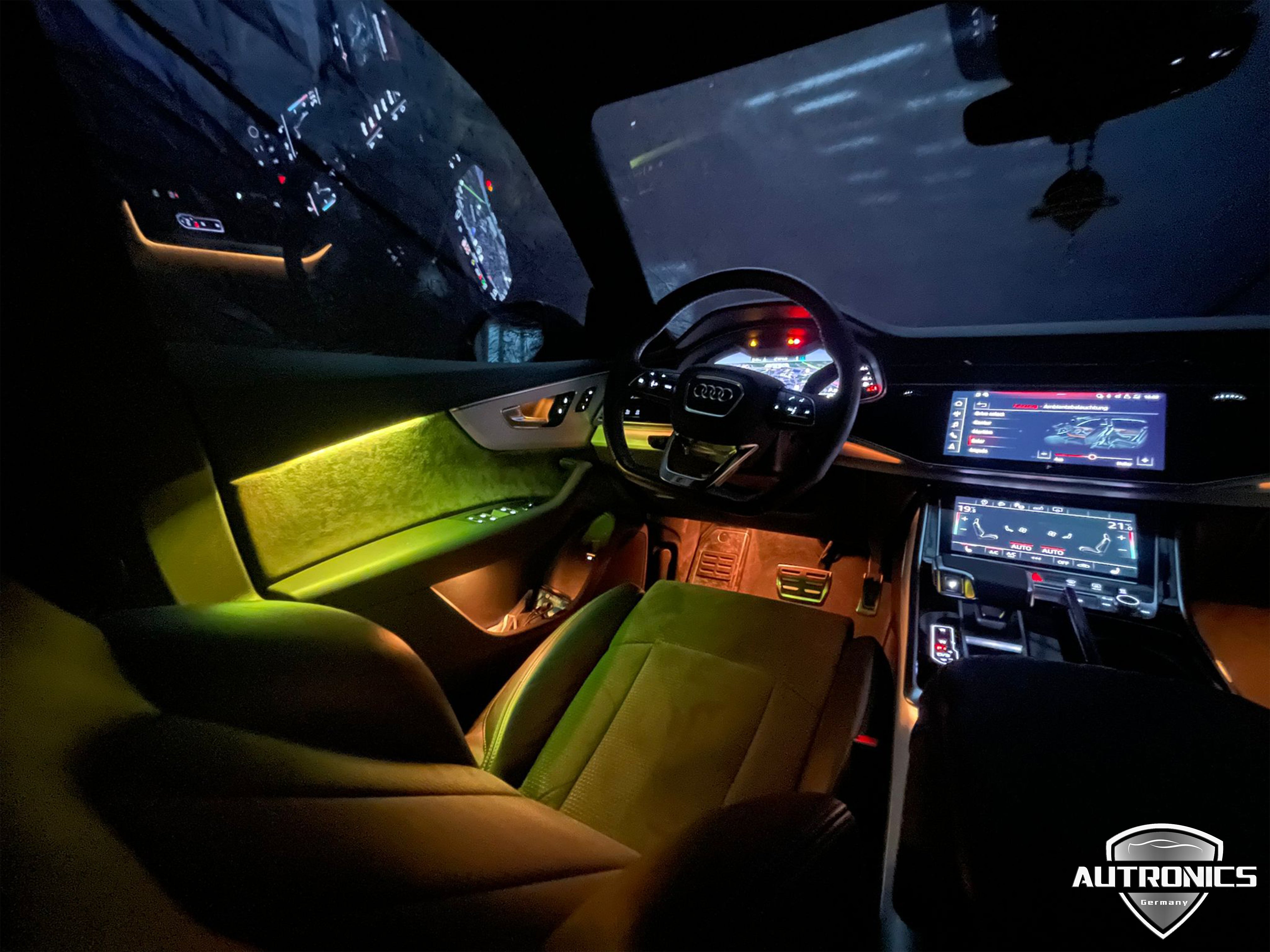 LED Ambientebeleuchtung Nachrüsten – Premium Innenraumlicht für Audi Q7 ab 2019