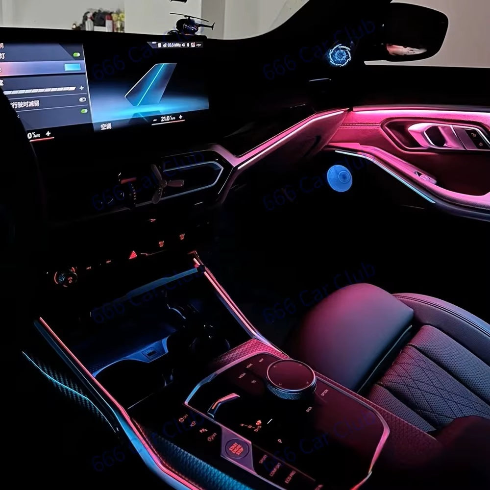 LED Lautsprecher- Abdeckungen Hochtöner Nachrüsten mit Ambientebeleuchtung für BMW 3er/4er G20 G21 G22 G23 G26