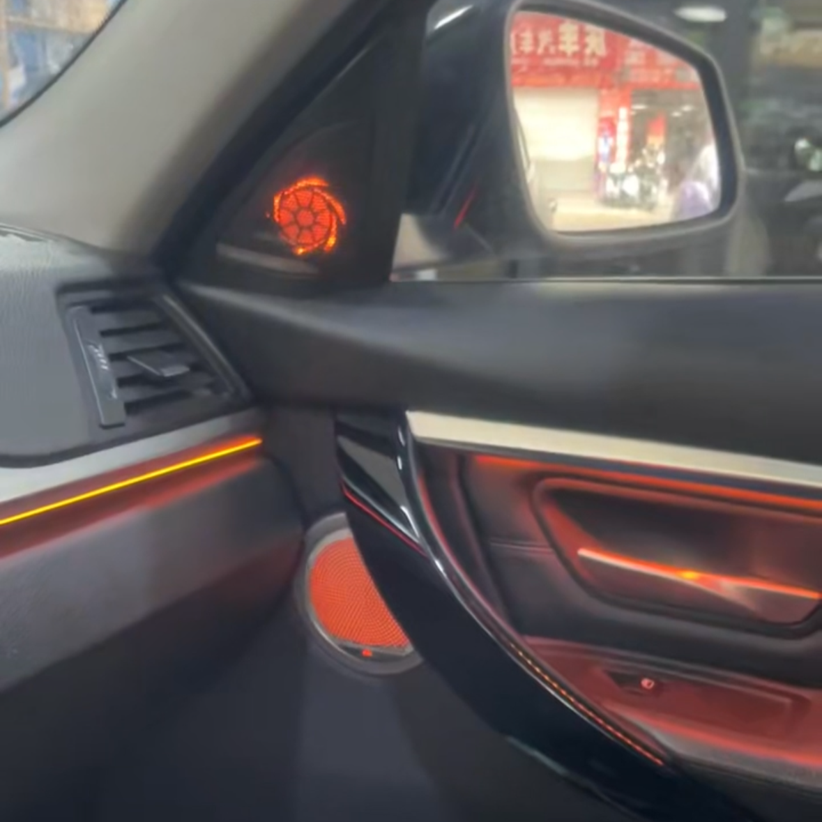 LED Lautsprecher- Abdeckungen Hochtöner Nachrüsten mit Ambientebeleuchtung für BMW 3er/4er F30 F31 F34 F32 F33 F36