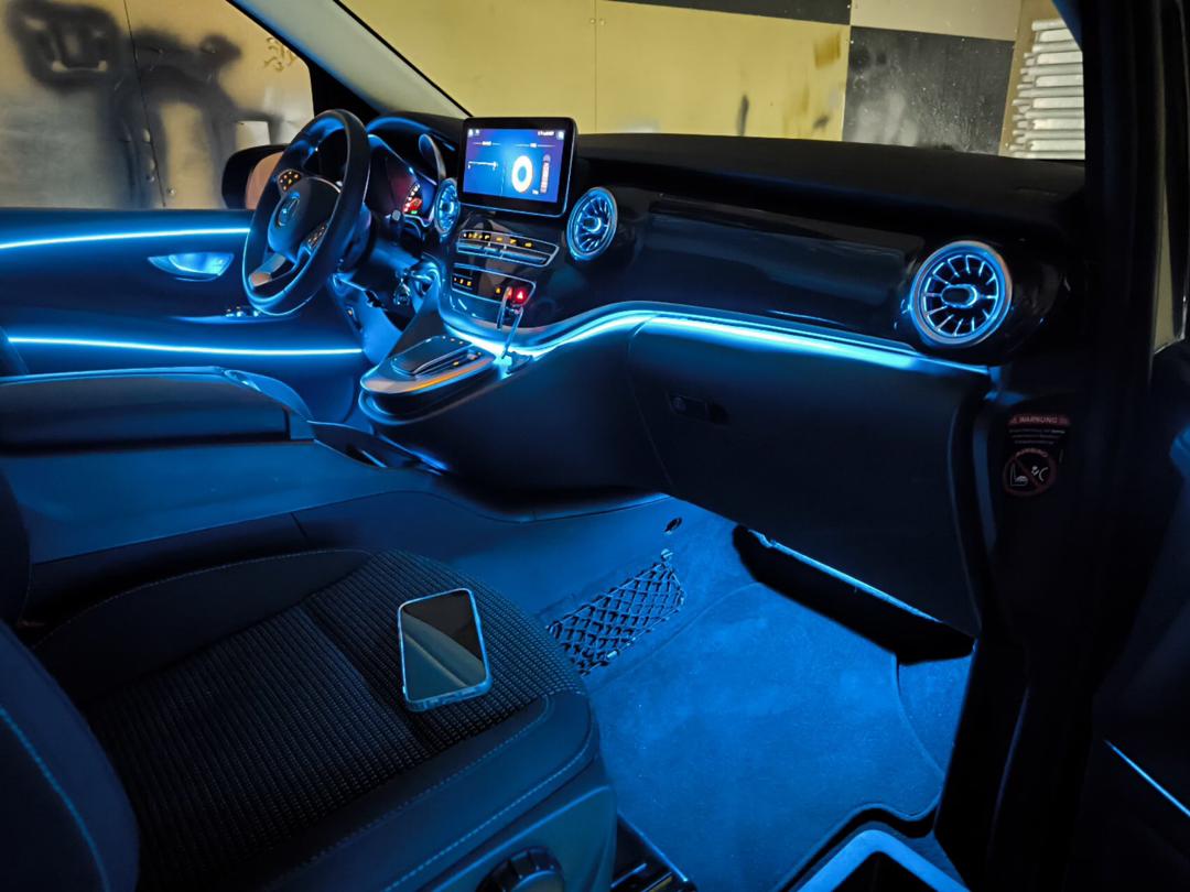 Ambientebeleuchtung Nachrüsten Mercedes V-Klasse W447 – LED Innenraumlicht