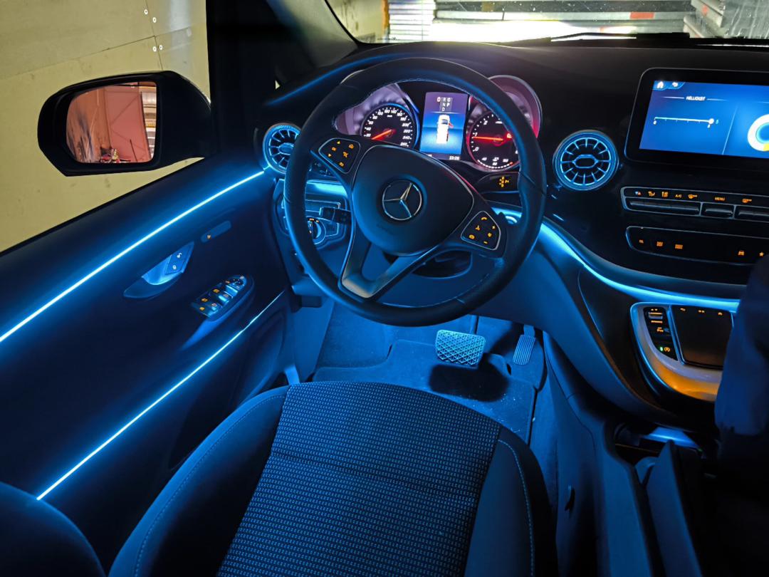 Ambientebeleuchtung Nachrüsten Mercedes V-Klasse W447 – LED Innenraumlicht