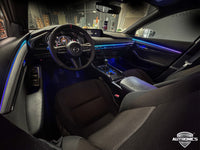Dynamische LED Ambientebeleuchtung Nachrüstung für Mazda 3 Premium Innenraumbeleuchtung mit RGB-App-Steuerung & Farbverlaufseffekt