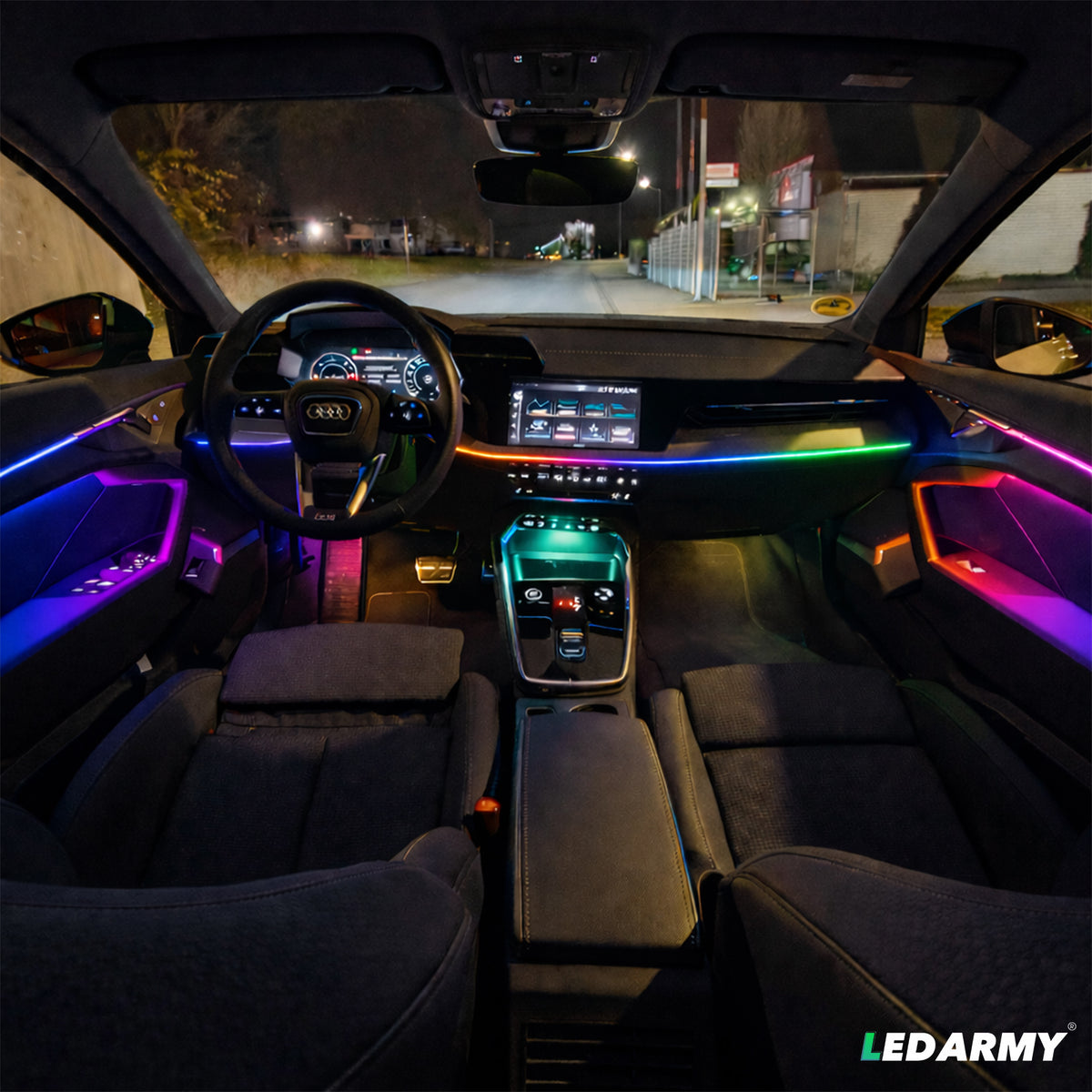 Ambientebeleuchtung Nachrüsten Audi A3 ab 2020 – LED Licht 32 Farben