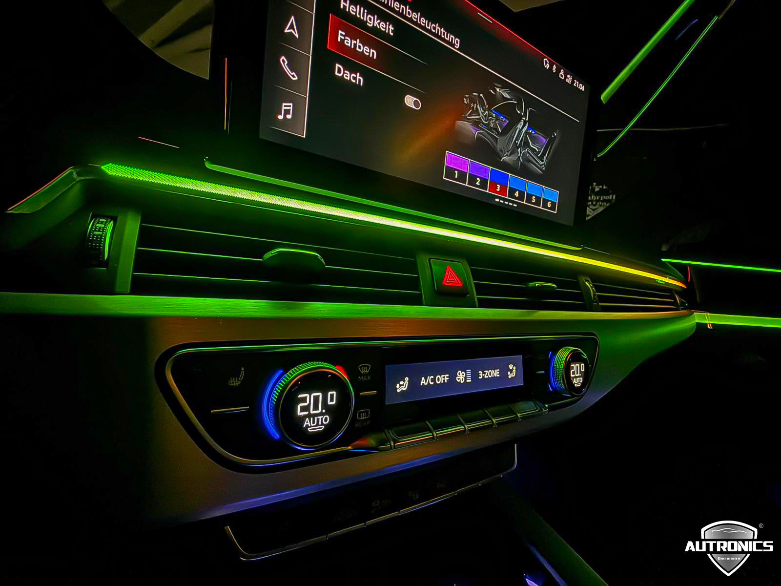 LED Ambientebeleuchtung Nachrüsten – Premium Innenraumlicht für Audi A5 Coupe ab 2016