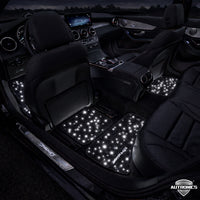 LED Auto Fußmatten mit Sternenhimmel-Effekt Universelle RGB LED Fußraumbeleuchtung für alle Fahrzeuge 64 Farben App- & Fernbedienung Starfloor by Autronics