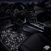 LED Sternenhimmel Fußmatten Umbau Service – RGB Auto Fußraumbeleuchtung 64 Farben App & Fernbedienung Universal Fahrzeug Starfloor Nachrüstung