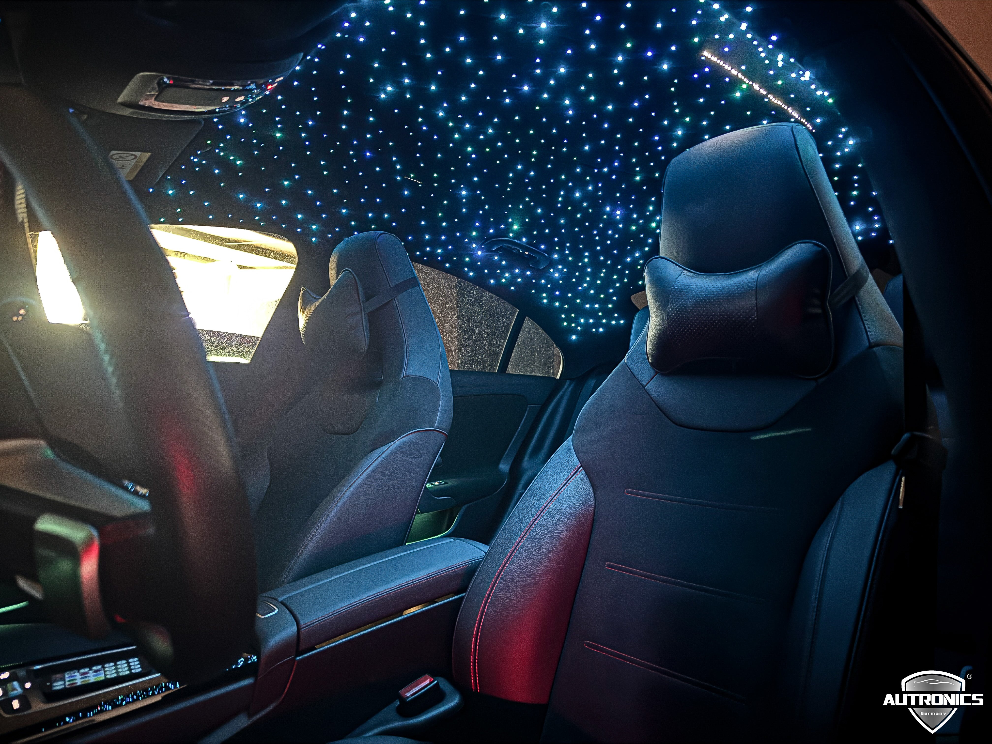 Sternenhimmel Auto Nachrüsten LED Deckenbeleuchtung Einbau Konfigurator 64 Farben Alle Fahrzeug- Modelle
