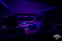 Dynamische LED Panorama- Beleuchtung Nachrüsten – Zusatz- Linien- Ambientebeleuchtung für alle Fahrzeuge mit Panorama-Dach