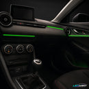 Dynamische RGB LED Ambientebeleuchtung Nachrüstung für Mazda CX-3 inkl. Profi-Einbau