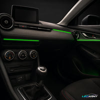 Dynamische RGB LED Ambientebeleuchtung Nachrüstung für Mazda CX-3 inkl. Profi-Einbau