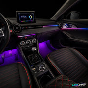 Dynamische RGB LED Ambientebeleuchtung Nachrüstung für Mazda CX-3 inkl. Profi-Einbau