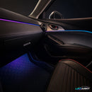 Dynamische RGB LED Ambientebeleuchtung Nachrüstung für Mazda CX-3 inkl. Profi-Einbau