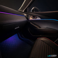 Dynamische RGB LED Ambientebeleuchtung Nachrüstung für Mazda CX-3 inkl. Profi-Einbau