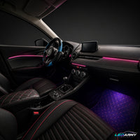 Dynamische RGB LED Ambientebeleuchtung Nachrüstung für Mazda CX-3 inkl. Profi-Einbau