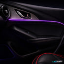 Dynamische RGB LED Ambientebeleuchtung Nachrüstung für Mazda CX-3 inkl. Profi-Einbau