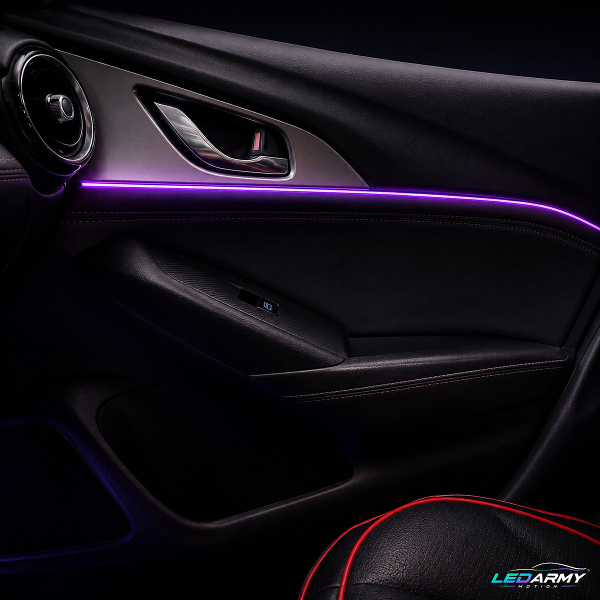 Dynamische RGB LED Ambientebeleuchtung Nachrüstung für Mazda CX-3 inkl. Profi-Einbau