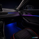 Dynamische RGB LED Ambientebeleuchtung Nachrüstung für Mazda CX-3 inkl. Profi-Einbau