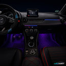 Dynamische RGB LED Ambientebeleuchtung Nachrüstung für Mazda CX-3 inkl. Profi-Einbau