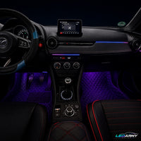 Dynamische RGB LED Ambientebeleuchtung Nachrüstung für Mazda CX-3 inkl. Profi-Einbau