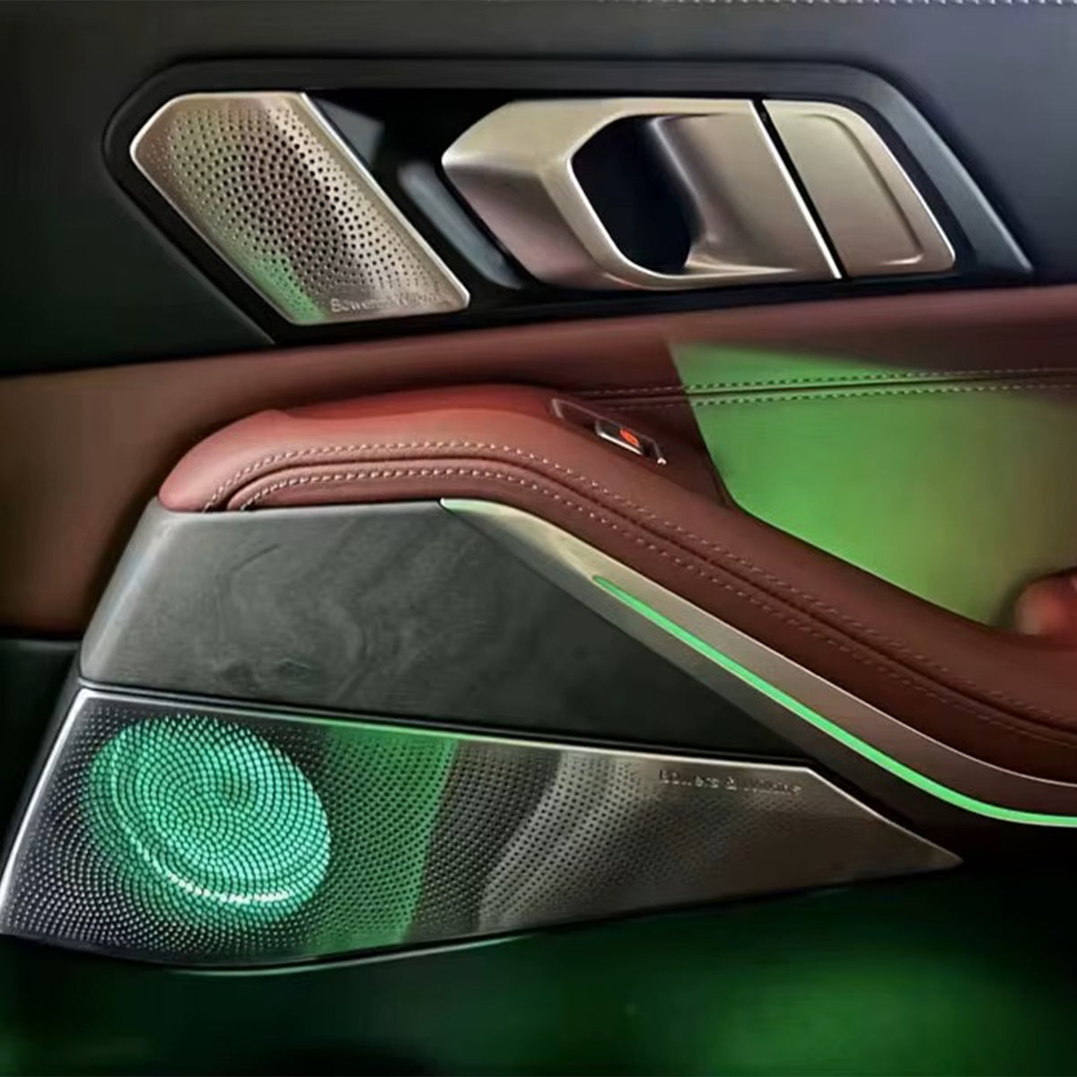 LED Lautsprecher- Abdeckungen Hochtöner Nachrüsten mit Ambientebeleuchtung für BMW X6 G06