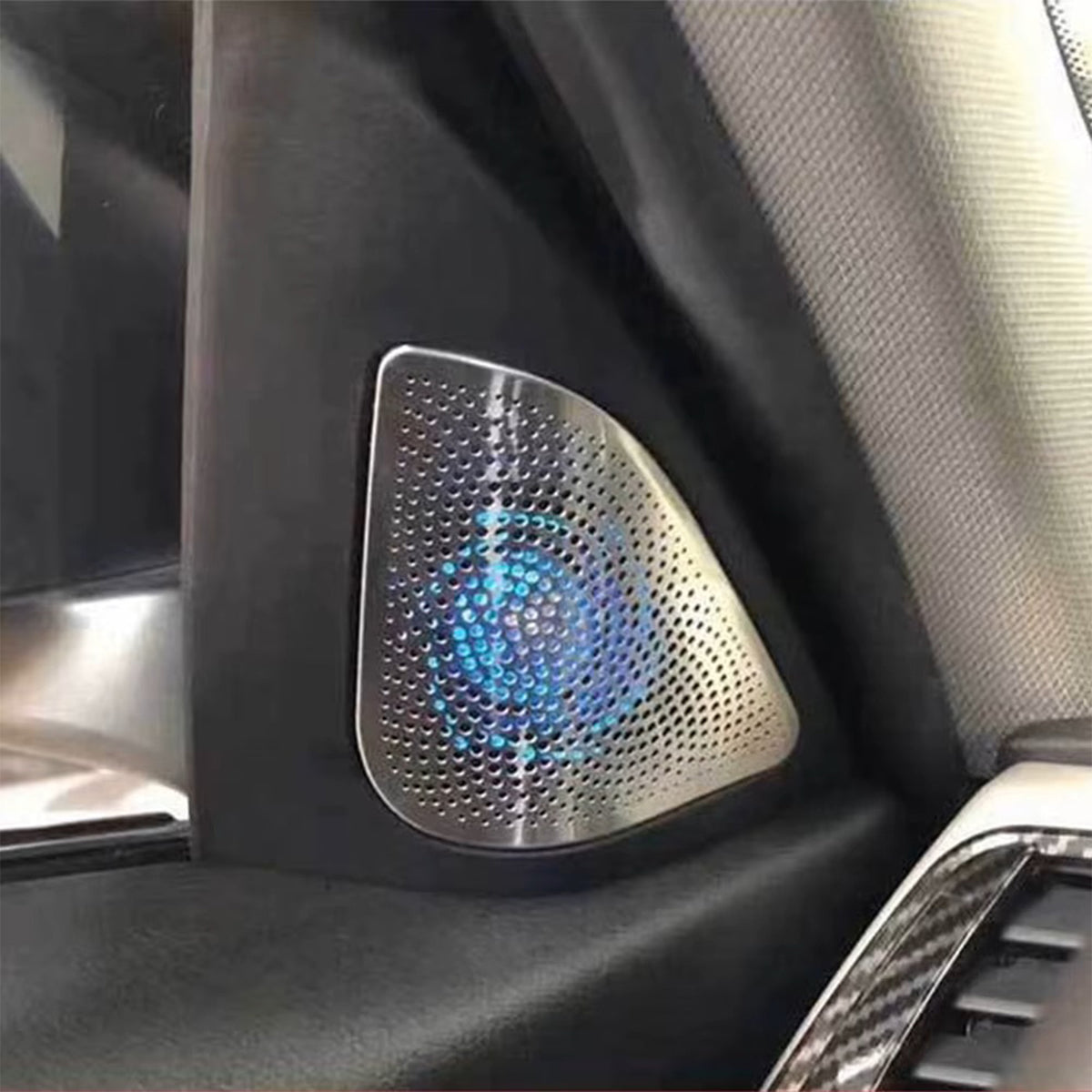 LED Lautsprecher- Abdeckungen Hochtöner Nachrüsten mit Ambientebeleuchtung für BMW 3er/4er F30 F31 F34 F32 F33 F36